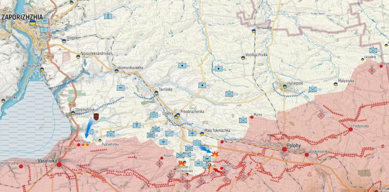 Генштаб: РФ наступает от Купянска до Херсона, жестокие бои за Авдеевку и Марьинку — карта