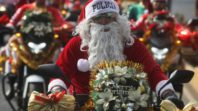 В Перу Санта-Клаус задержал наркоторговцев